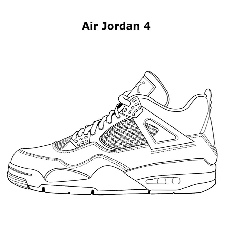900x900 Nike Coloring Pages Color Just Do It Page Sneakers For Kids Logo