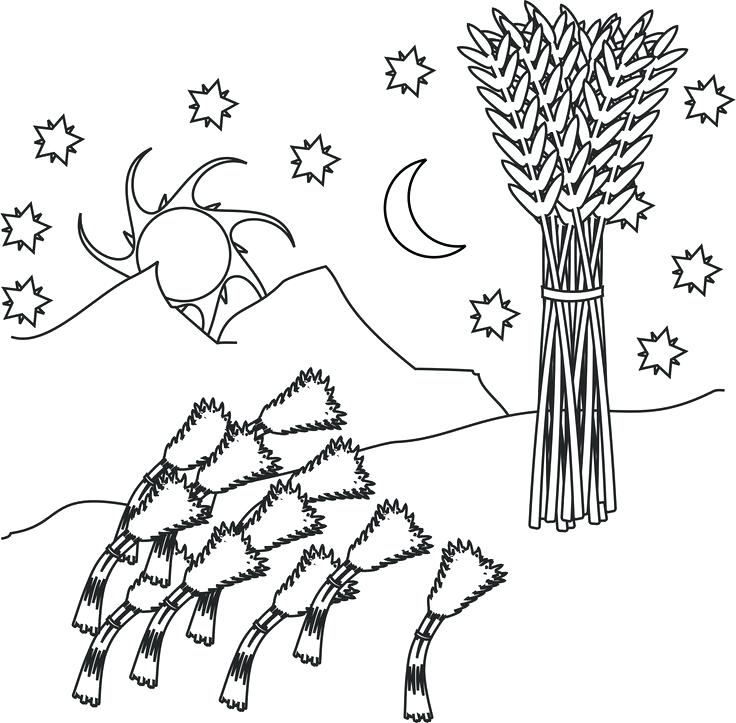 736x723 Joseph Coat Of Many Colors Coloring Page Together With Bible