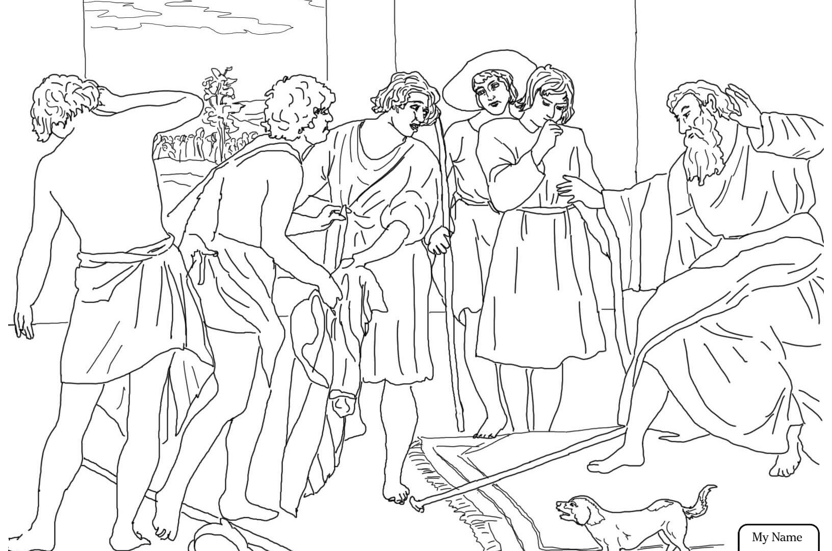 1632x1080 Joseph Colorings With And His Brothers Coloring Pages General