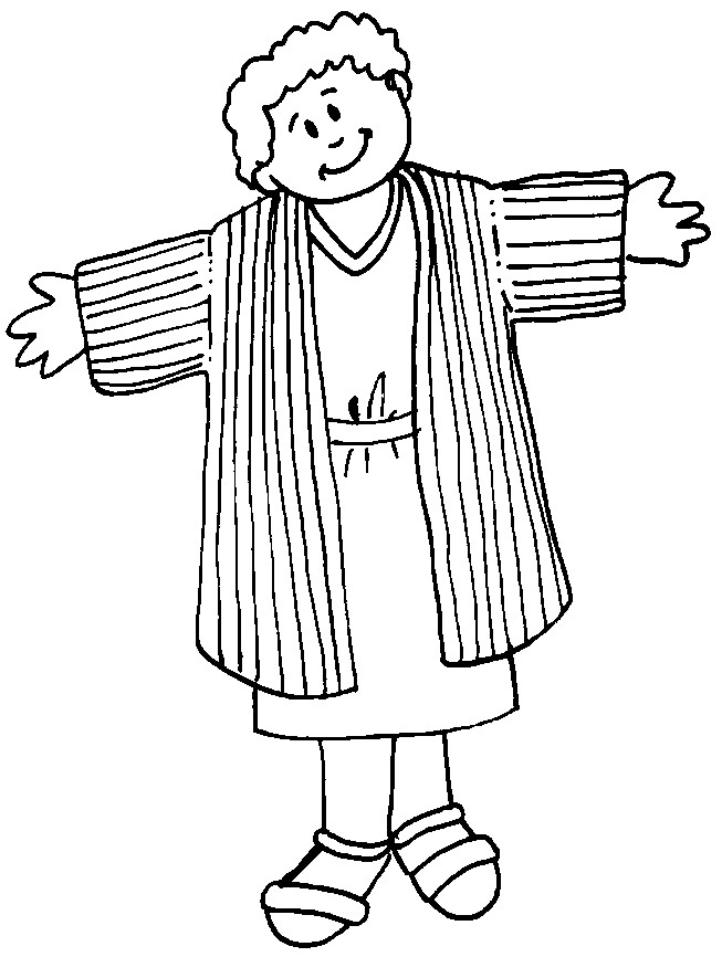 653x866 Joseph Coat Coloring Page