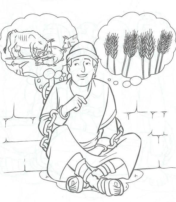 592x682 God Giving Joseph Interpretation Of Pharaoh's Dreams About