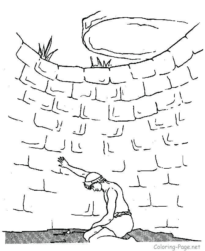 670x820 Joseph In Jail Coloring Page Educational Coloring Pages