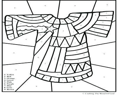 400x322 Joseph And His Coat Of Many Colors Coloring Page S Free Coloring