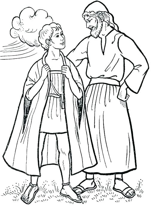 515x697 Coat Coloring Page Coat Coloring Page Coat Coloring Pages Joseph