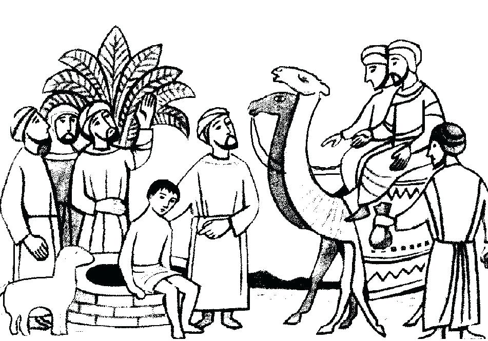 951x665 Joseph Coloring Pages Joseph Coloring Pages Free