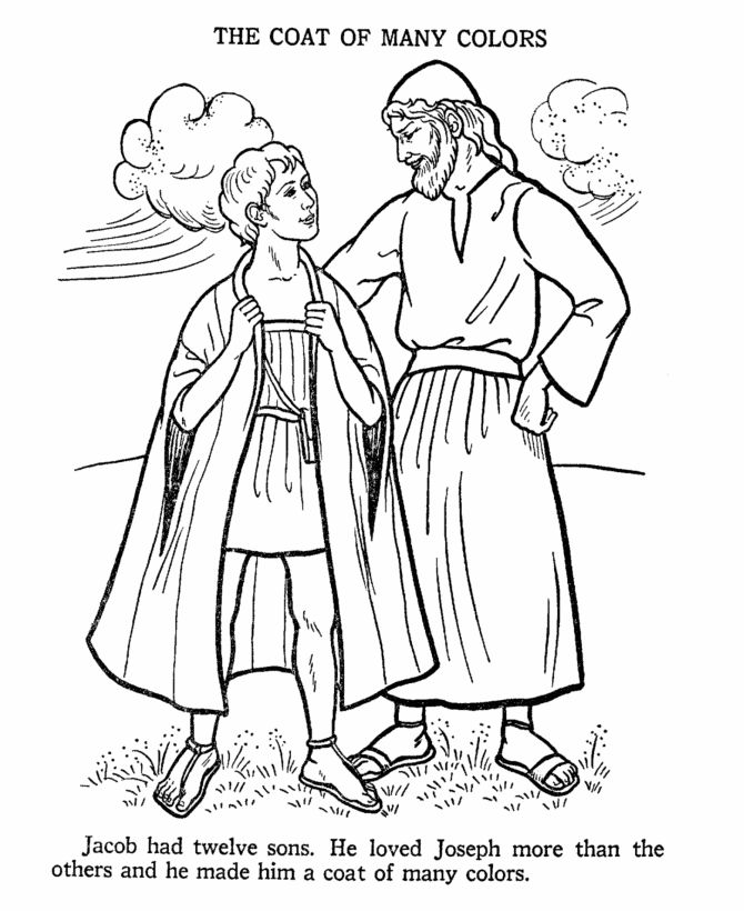 Joseph Coloring Pages Printable