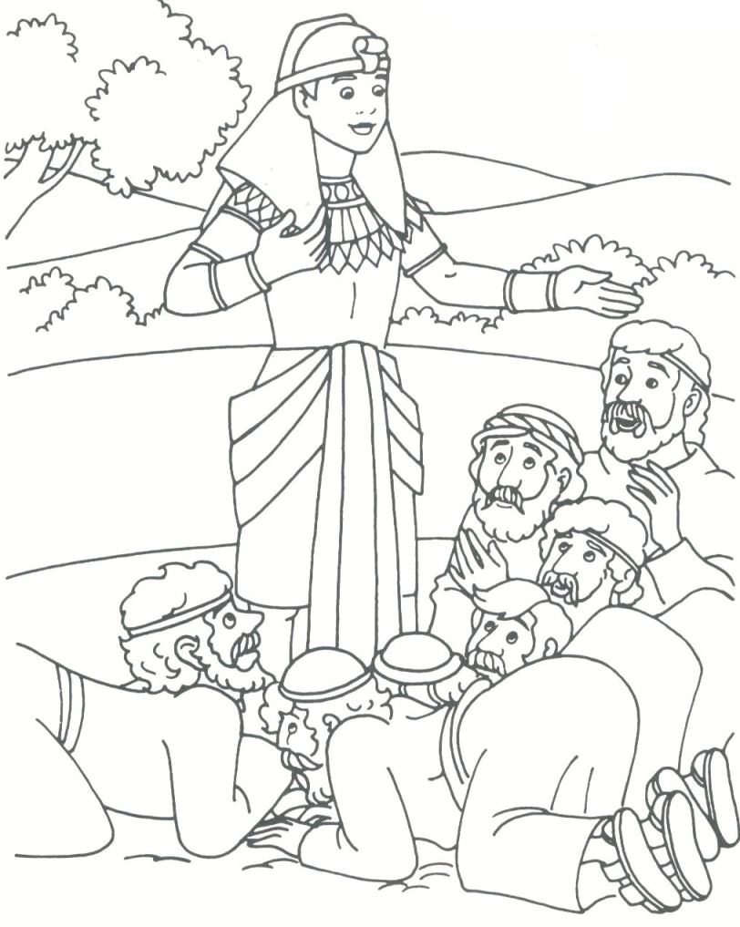 812x1017 Coloring Pages Joseph In Prison
