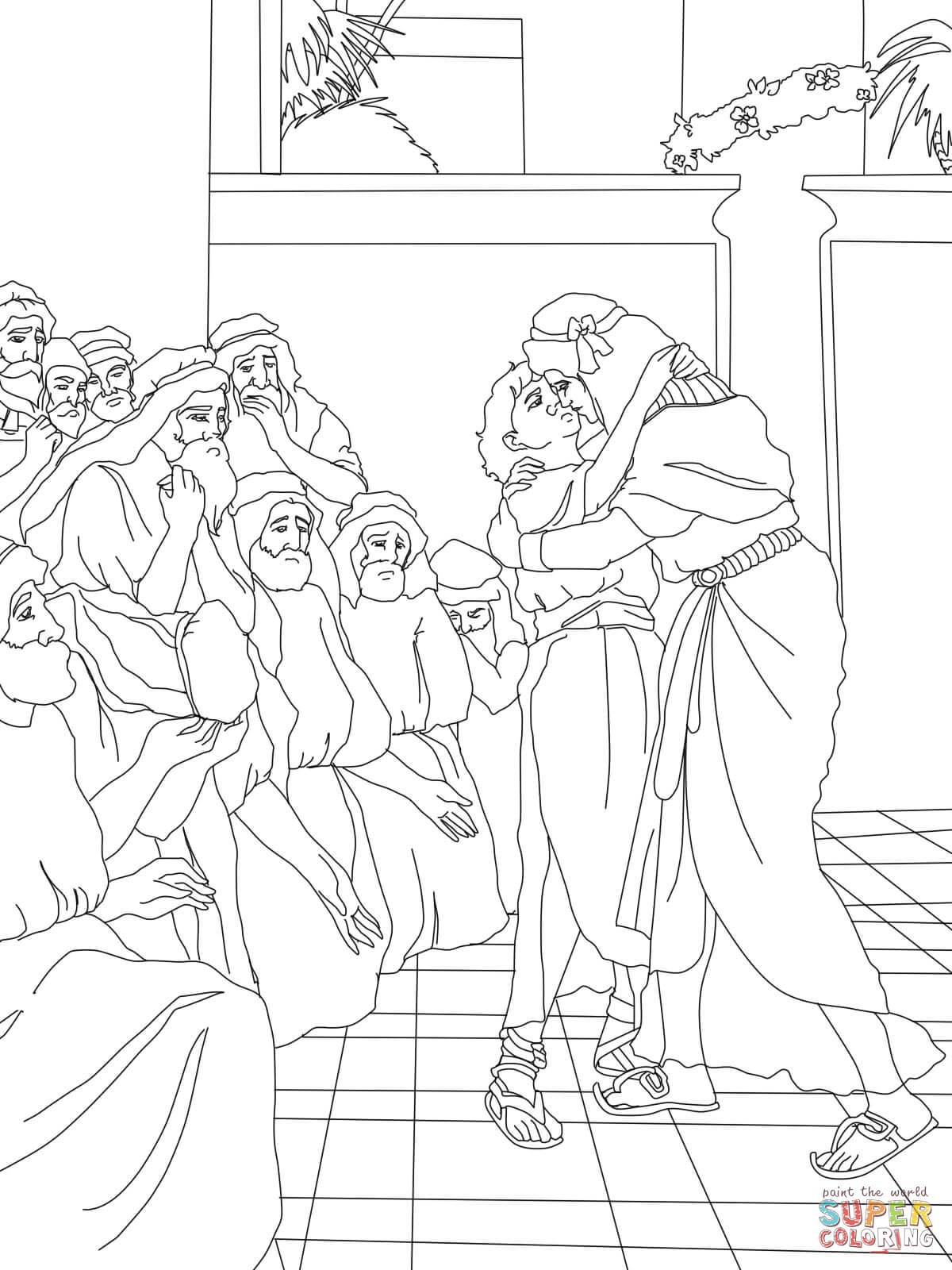 1200x1600 Joseph And His Brothers Worksheets Sunday School Bible At Coloring