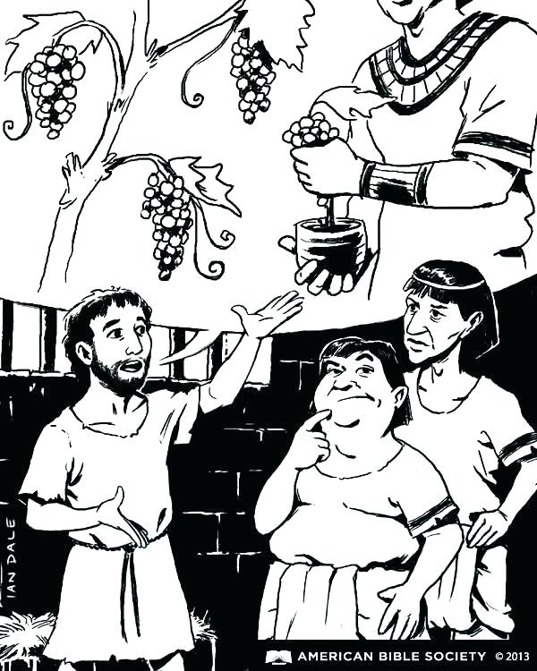 600x750 Joseph Prison Coloring Page Bible Pages And His Brothers Story