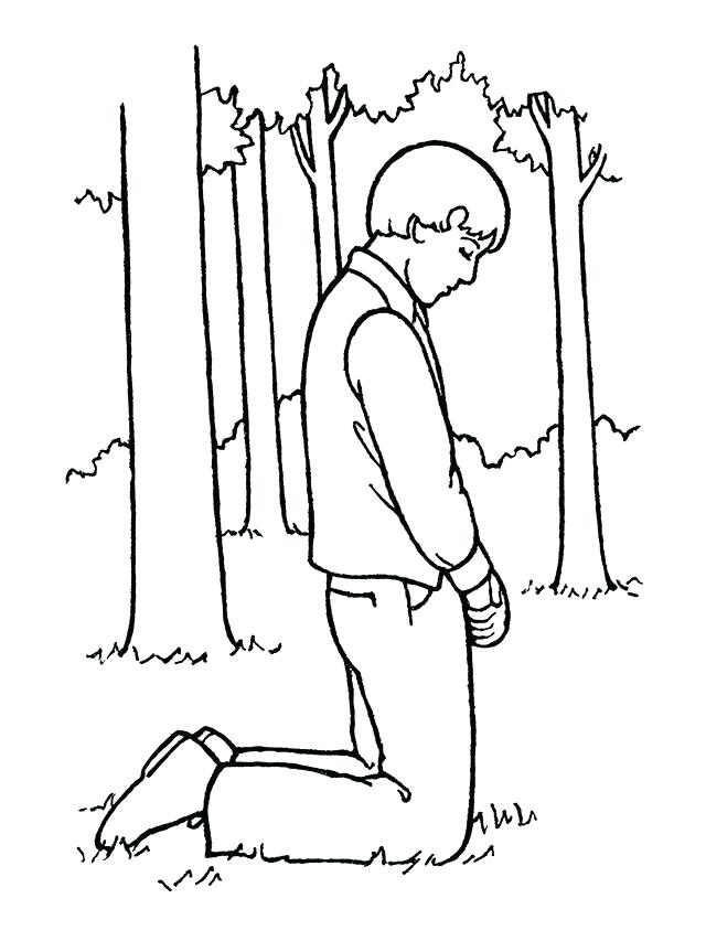 640x853 Joseph Smith Coloring Page Smith Saw Heavenly Father And Behold