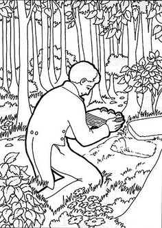 236x333 Angel Moroni Give Joseph Smith The Golden Plates Coloring Page
