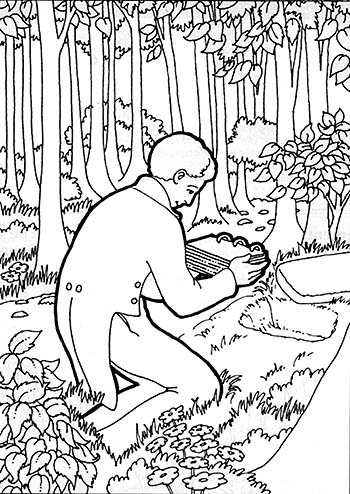 350x494 Joseph Smith Receives The Gold Plates