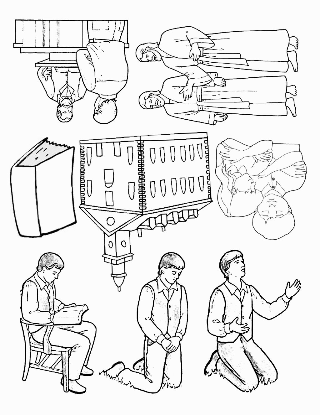 1024x1325 New Joseph Smith First Vision Coloring Page Pages