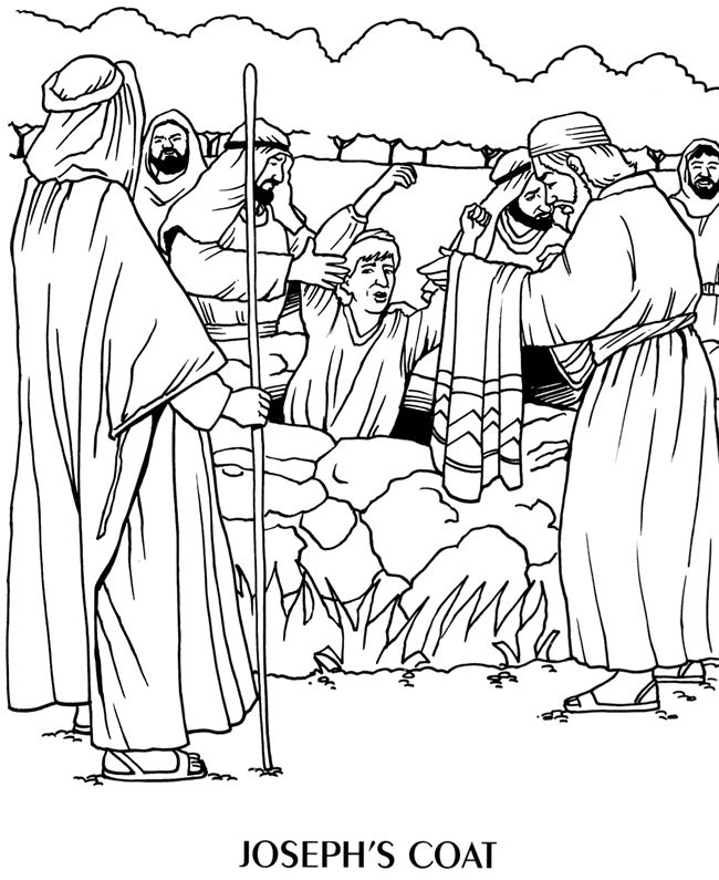 Joseph Sold Into Slavery Coloring Pages