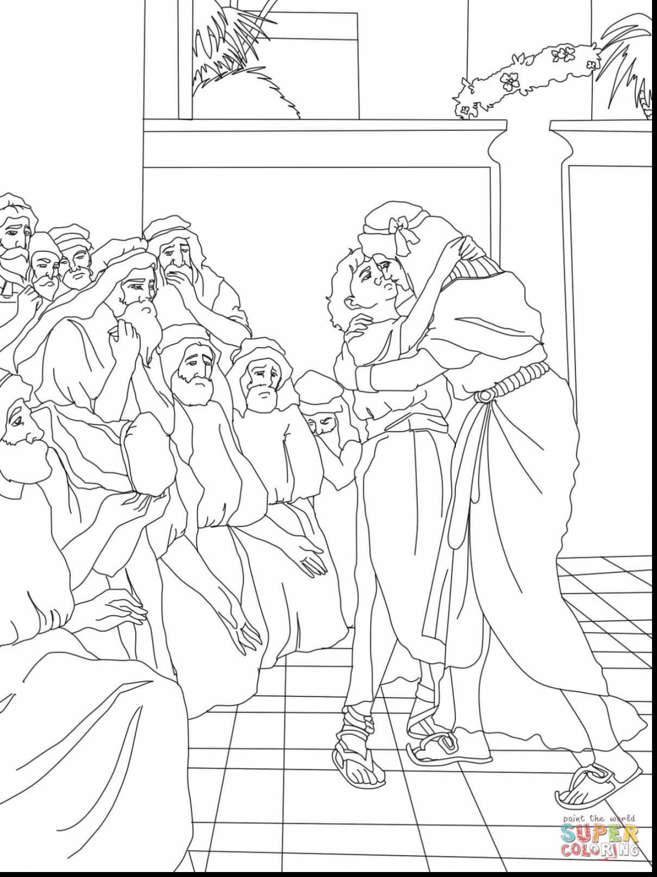 1320x1760 Joseph And His Brothers Coloring Page 332066