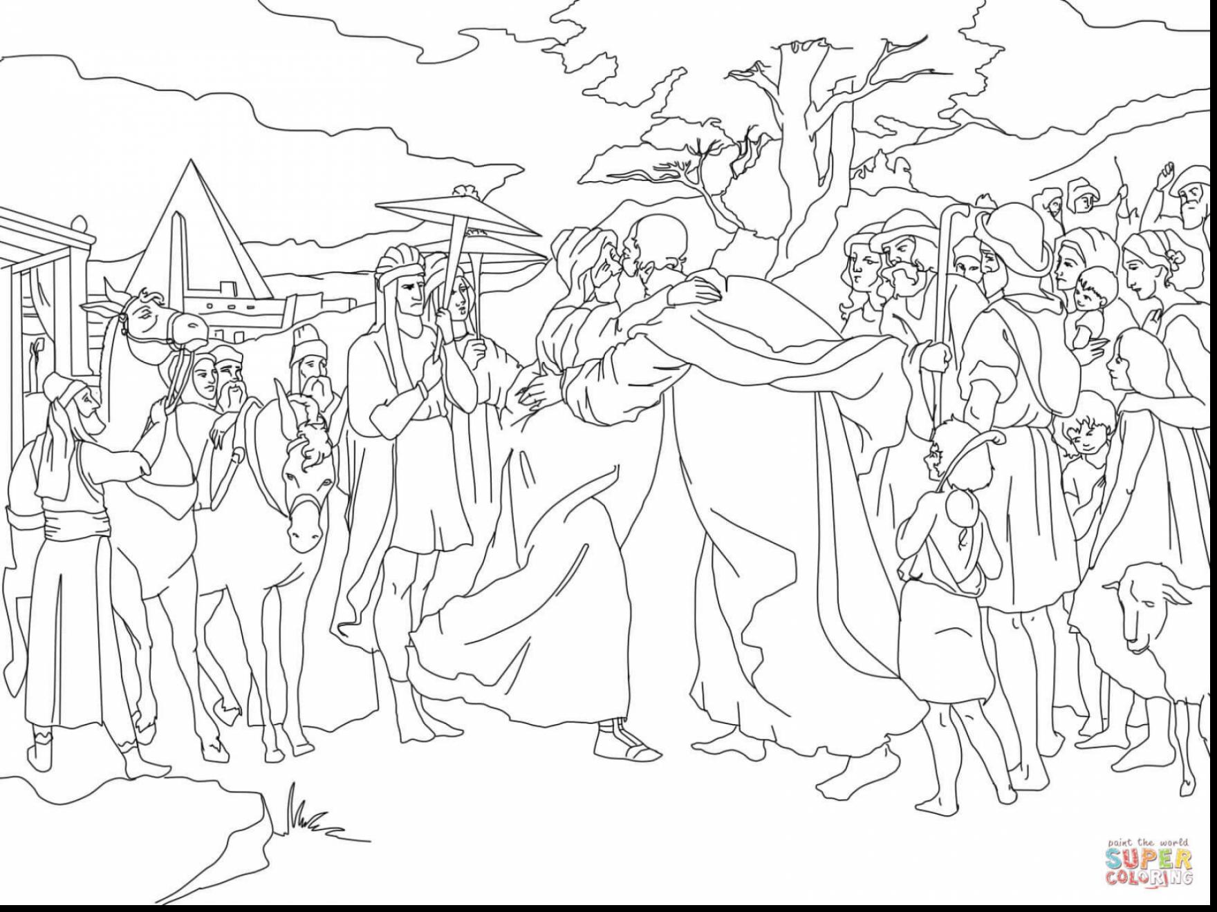1760x1320 Joseph Coat Of Many Colors Coloring Page