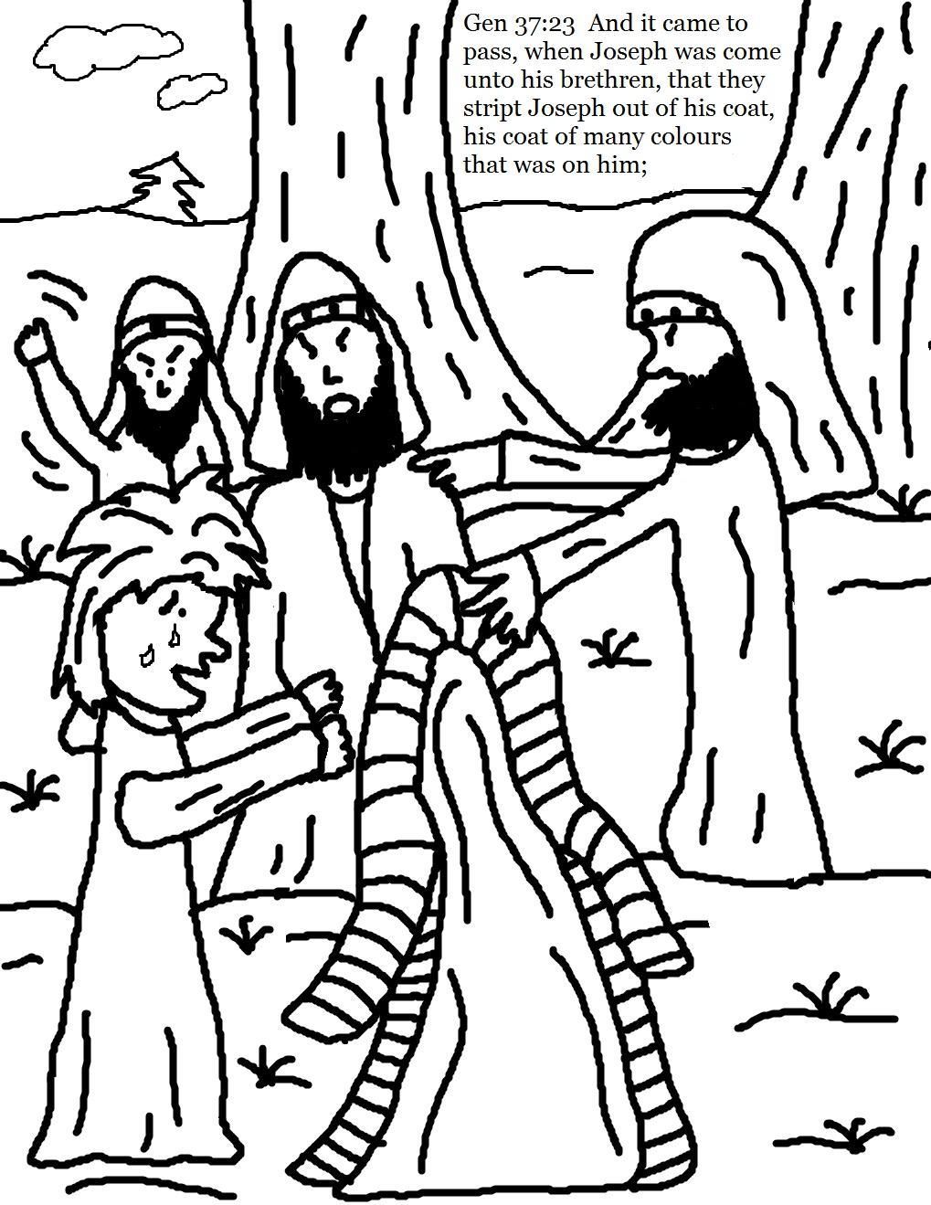 1019x1319 Portfolio Joseph And His Coat Of Many Colors Coloring Page