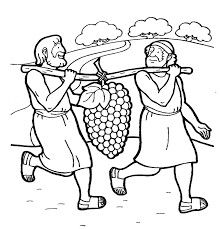 220x229 Joshua And Caleb Coloring Page