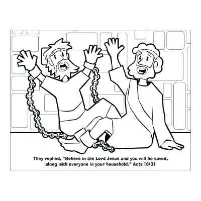 400x400 Coloring Page Acts Second Journey And In Prison Coloring Page