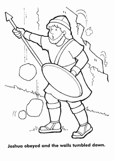 236x332 Joshua And The Battle Of Jericho Coloring Pages Stock Battle