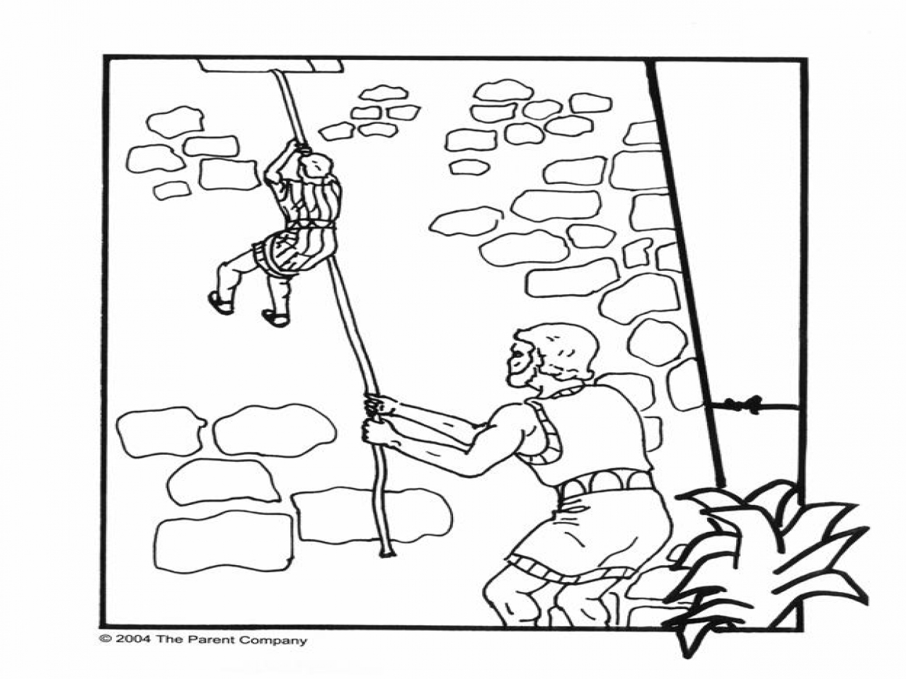 1280x960 Rahab And The Spies Coloring Page Joshua Jericho Promissed Land