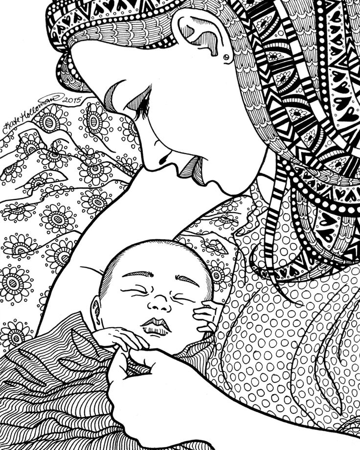 736x920 Pin By Glory On A R T Adult Coloring, Birth