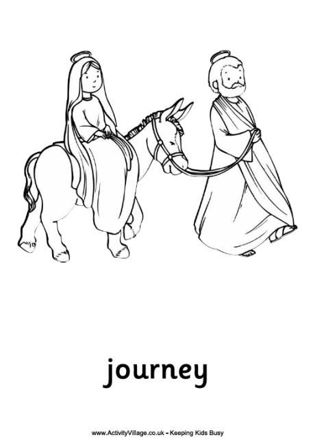 460x652 Journey To Bethlehem Colouring Page School Stuff!