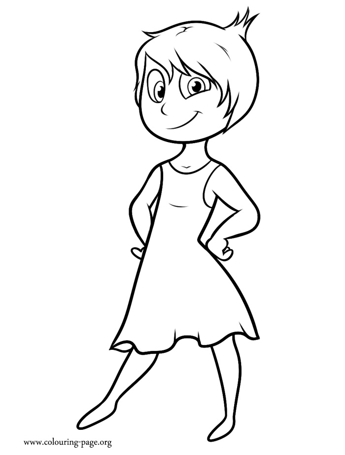 Joy Coloring Page