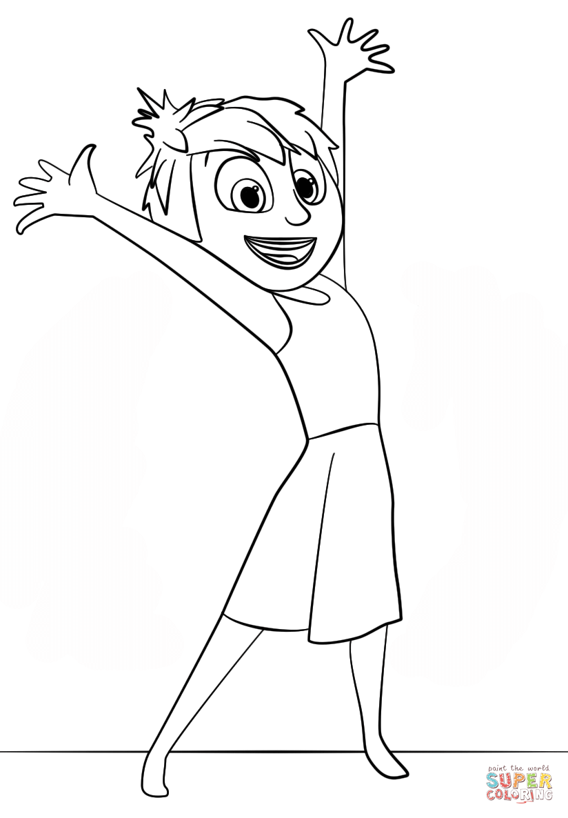 824x1186 Inside Out Joy Coloring Page Free Printable Pages Within