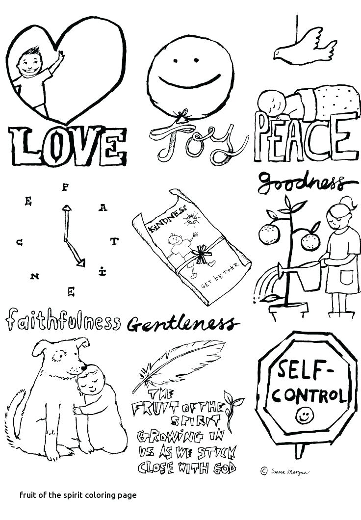 736x1060 Coloring Pictures Of Fruit Fruit Of The Spirit Coloring Page Fruit