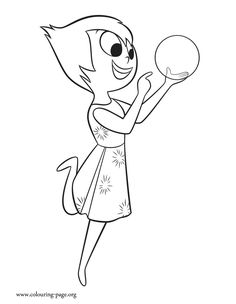Joy Inside Out Coloring Page