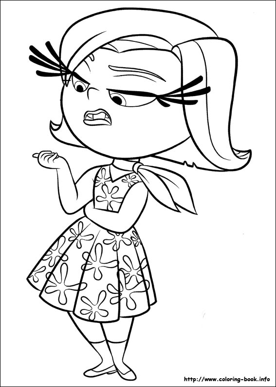 567x794 Inside Out Coloring Pages On Coloring