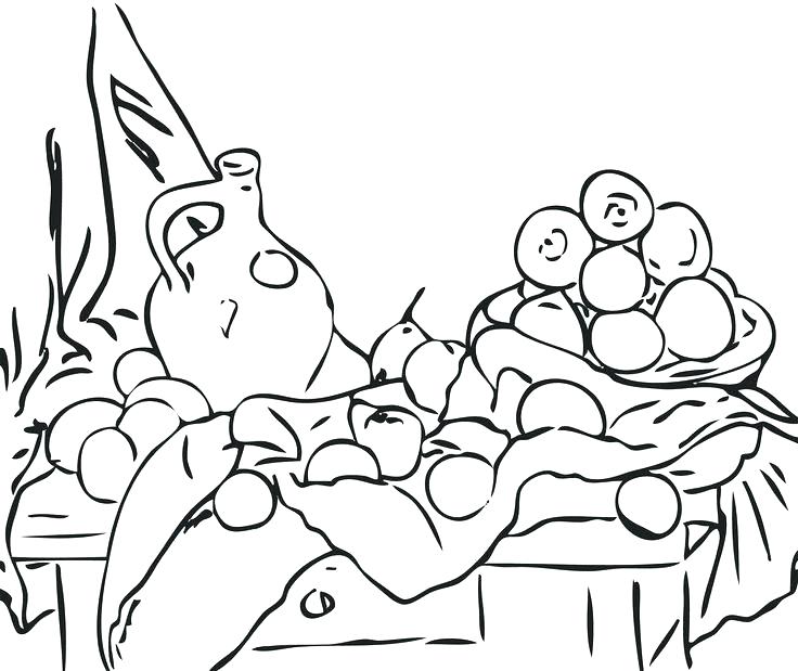 736x619 Matisse Coloring Pages Coloring Pages Still Life With Jug