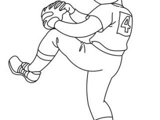 320x240 Pitcher Coloring Pages Kid Baseball Pitcher Coloring Pages