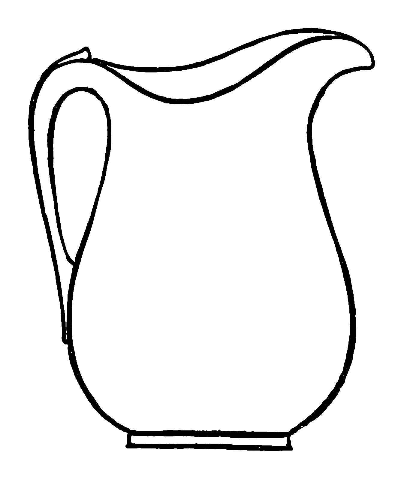 1316x1587 Water Pitcher Coloring Pages
