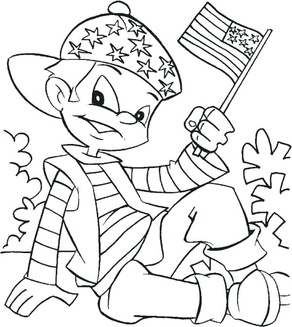 600x671 Coloring Pages 4th July Printable Printable Coloring Pages