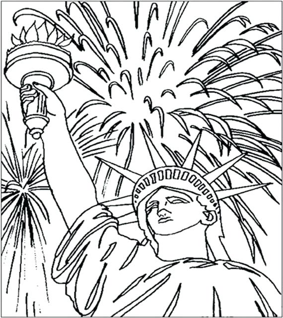 570x640 4th Of July Coloring Pages Printable Happy Of Coloring Pages Free