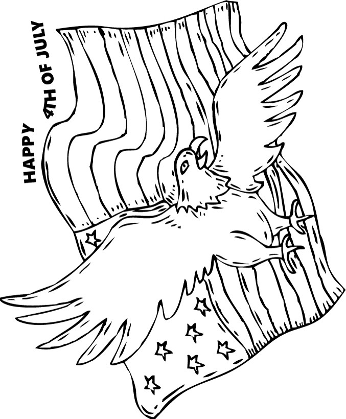 677x820 4th Of July Coloring Pages