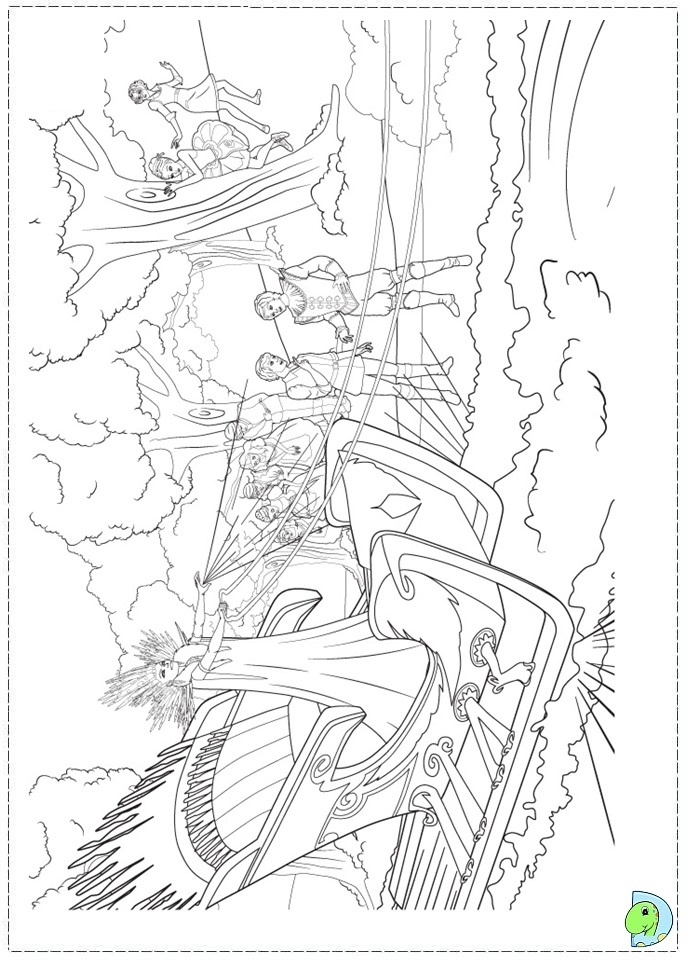 691x960 Barbie Pink Shoes Coloring Page