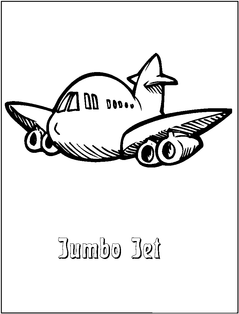 800x1050 Jumbo Jet Coloring Pages The Coloring Pages