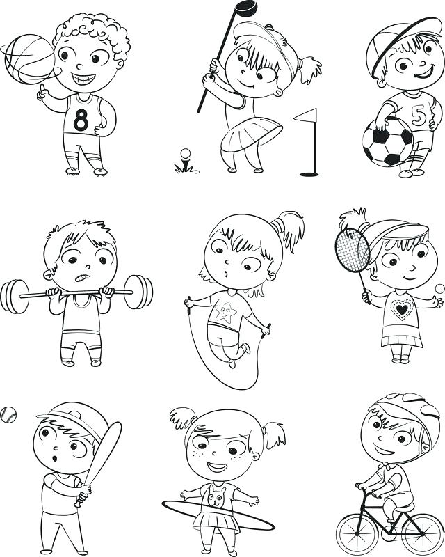 640x800 Fitness Coloring Pages Fitness Coloring Pages Coloring Home Health