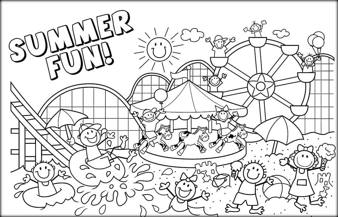 June Coloring Pages