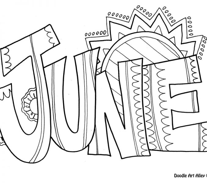 678x600 June Coloring Pages To Print June Coloring Pages 40 For Coloring