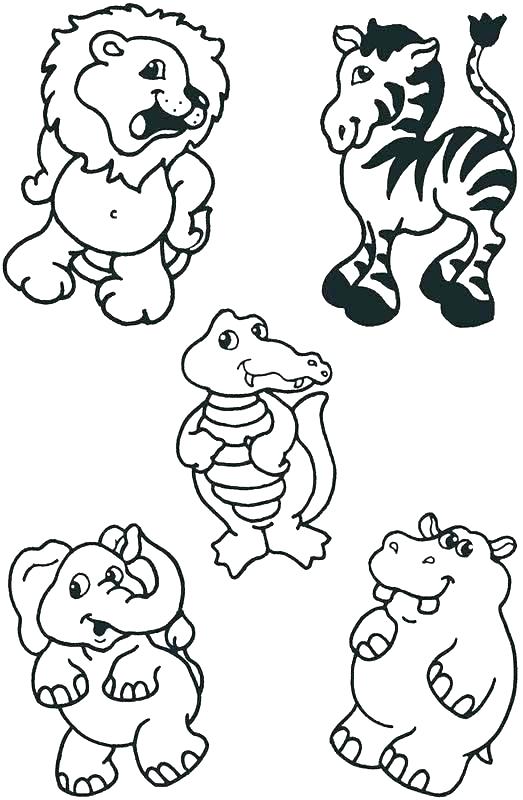 523x800 Jungle Animal Coloring Pages Animals Coloring Pages In Conjunction
