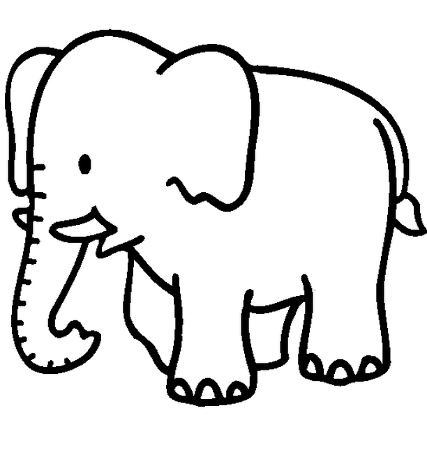 612x652 Coloring Images Of Animals Jungle Animal Coloring Pages Pre K 3
