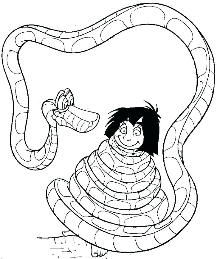 728x866 The Jungle Book Coloring Pages Jungle Book Coloring Pages Jungle