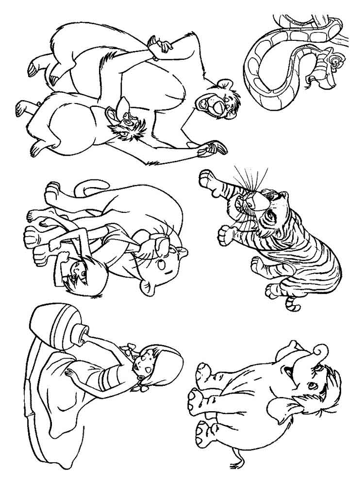 750x1000 Top 93 Jungle Book Coloring Pages