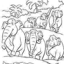 220x220 Elephant Squadron Coloring Pages