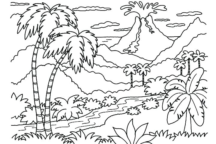 720x480 Jungle Coloring Pages Nature Coloring Pages For Adults Nature