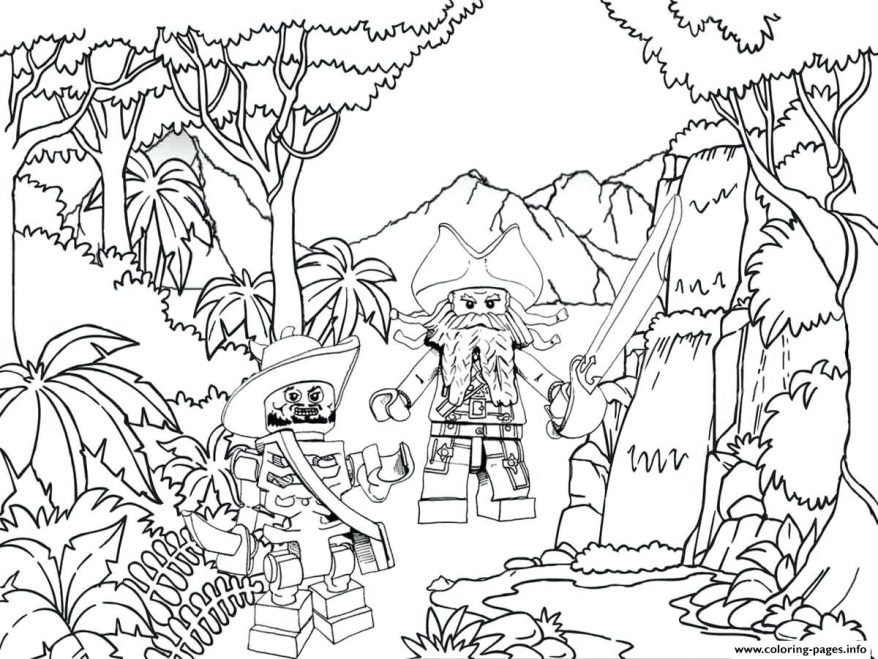 878x659 Pirate Themed Coloring Pages Pirates Jungle Coloring Pages 151